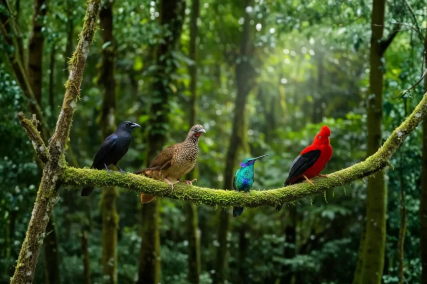 Avistamiento de aves Coroico Bolivia