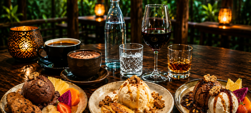 Postres o bebidas